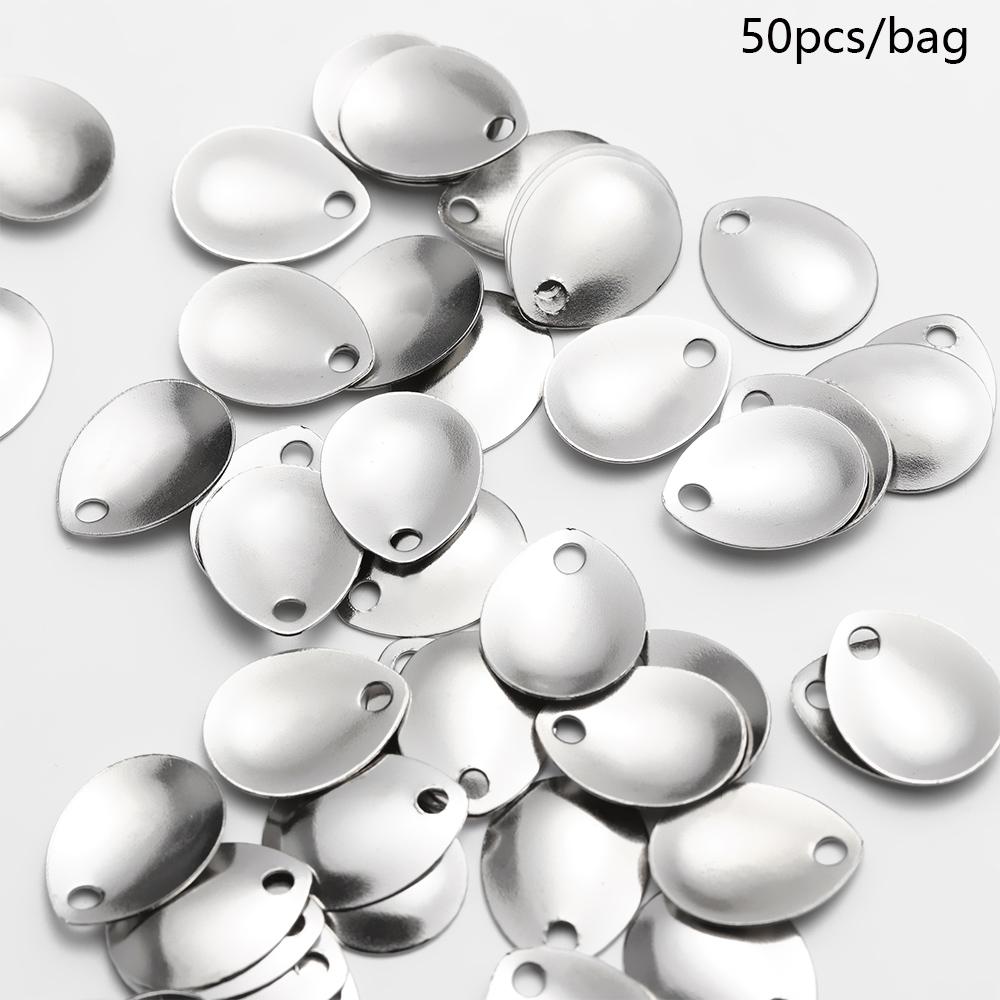 Bite Alarm - 50PCS Silver Smooth Nickel Sequins Fishing