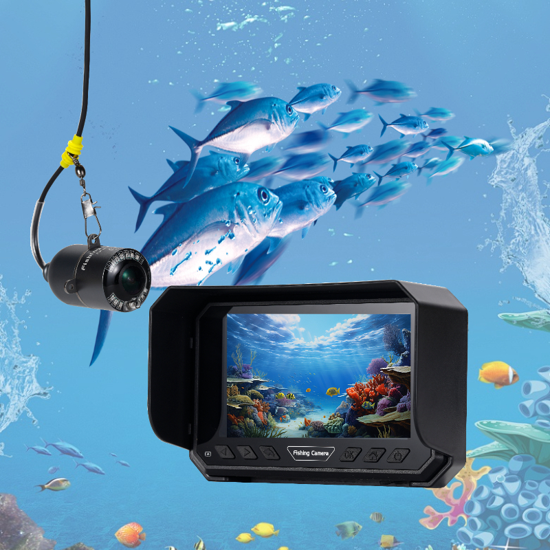 Fishing Camera - 5''Underwater Fishing Camera,1080P Full HD Video