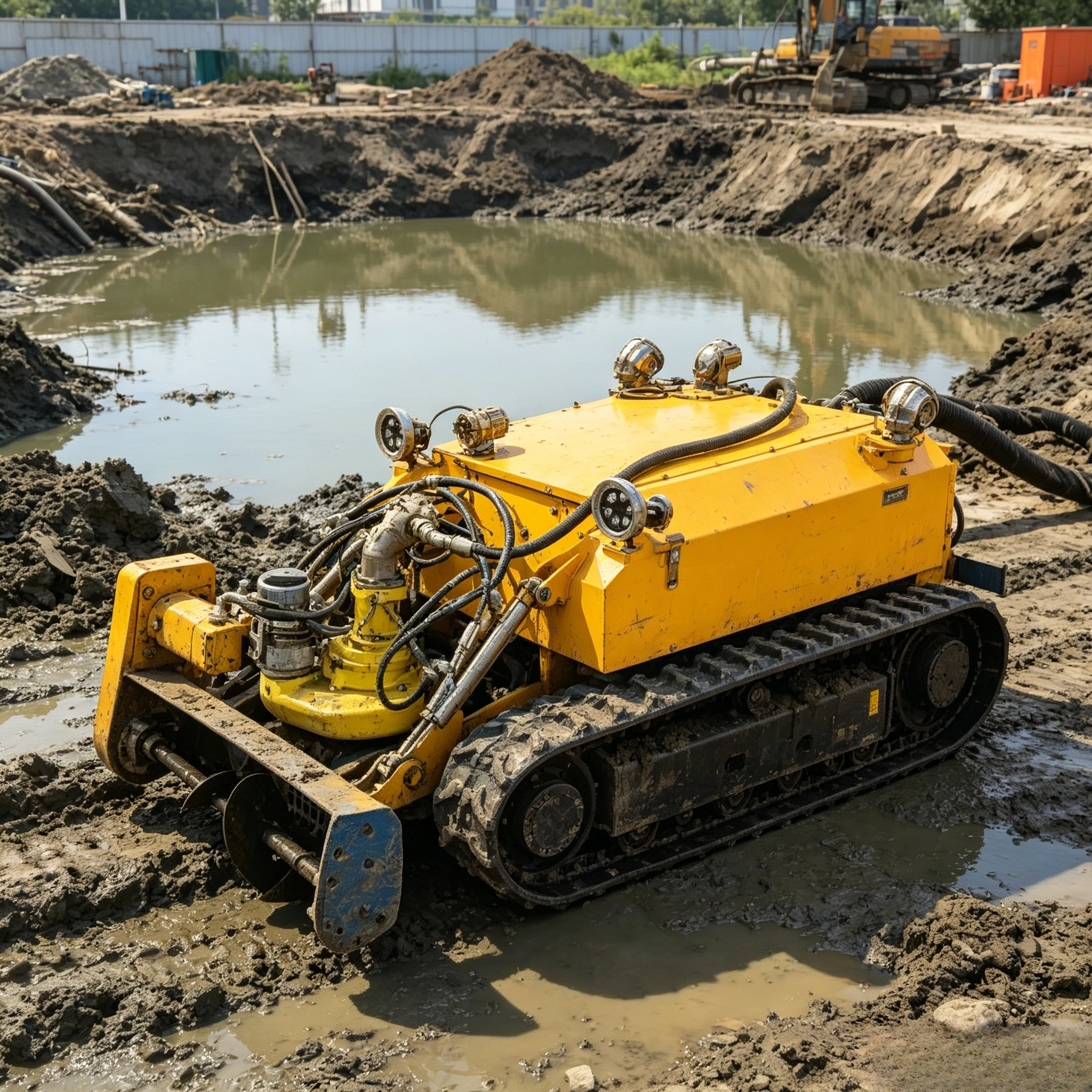 Underwater Camera - Underwater Dredging Robot Riverway Dredging Robot