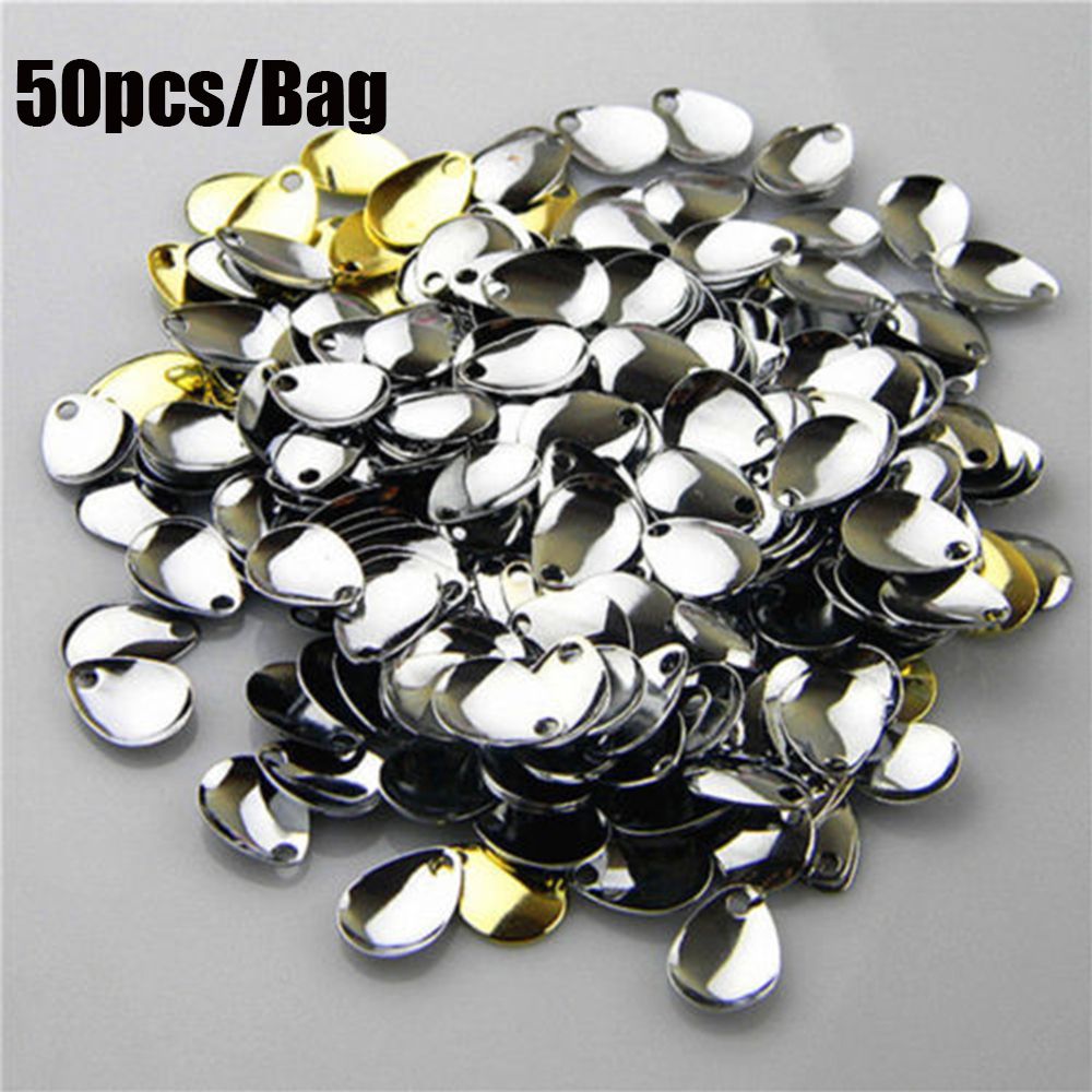 Fish Alarm - 50pcs Fishing Flattie Attractor Spinner Blades