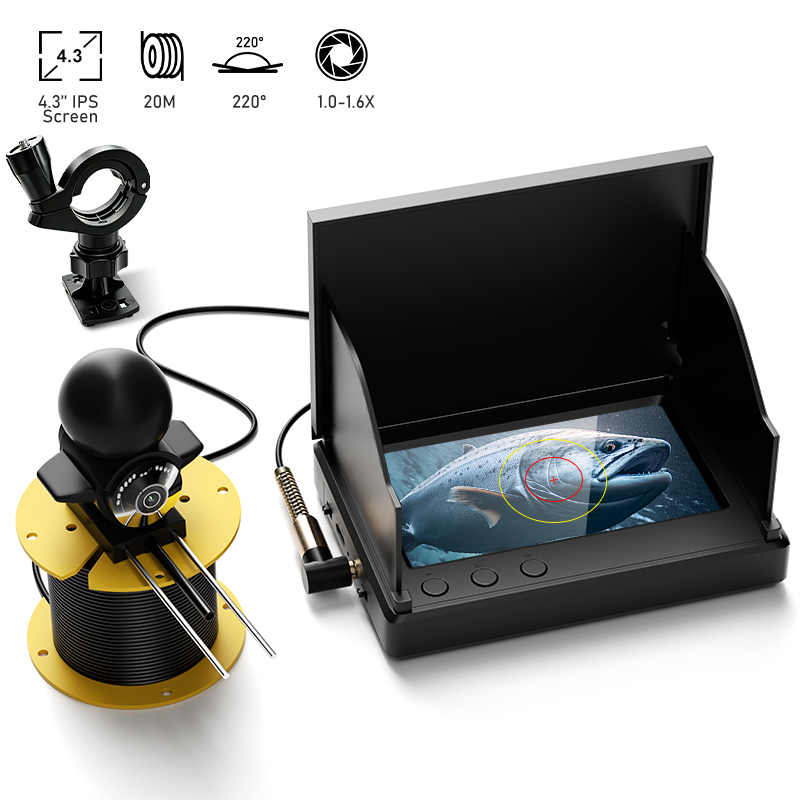 Fishing Depth Finder - Fishing Camera with Night Vision 4.3’’