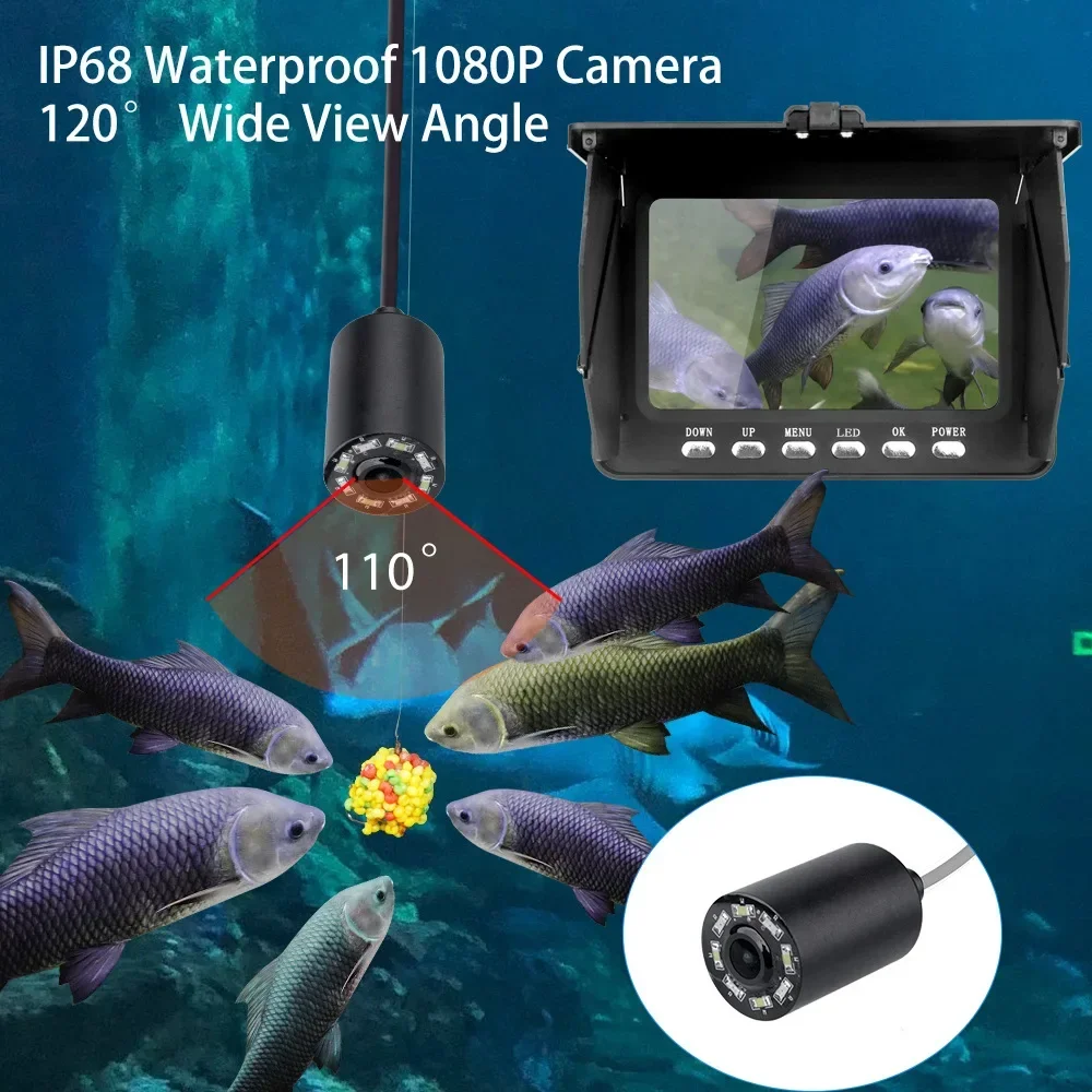 Fish Finder 5.0 Inch LCD Displ - đánh giá và giá Fishing Camera