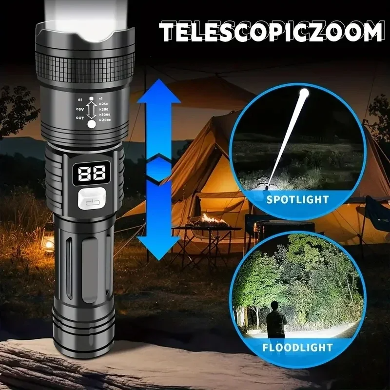Rechargeable LED Flashlight 10 - đánh giá và giá Fishing Light
