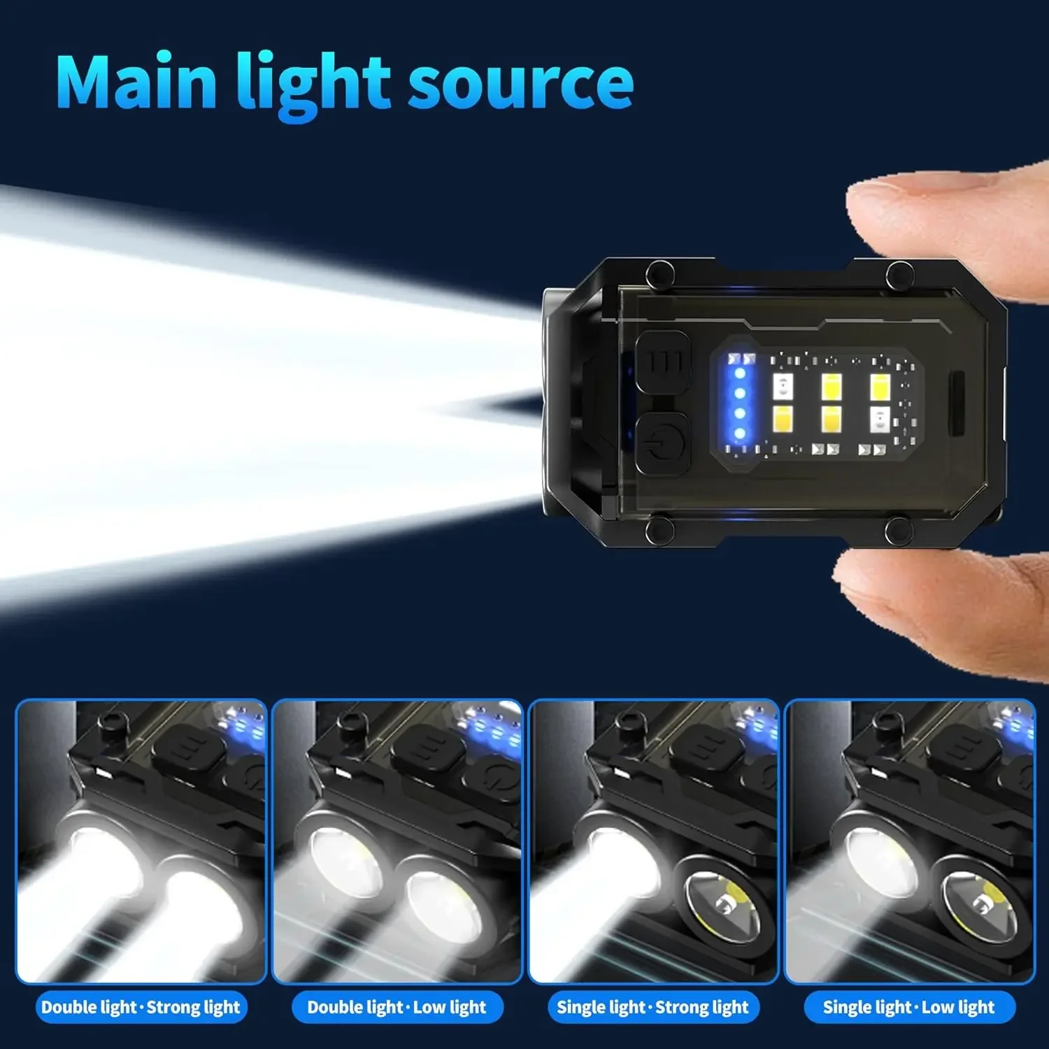 Clip-On Flashlight Rechargeabl - đánh giá và giá Fishing Light