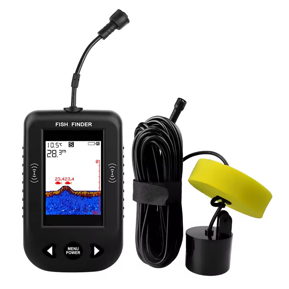 Alarm 100M Portable Sonar Fish - đánh giá và giá Fish Finder Transducer
