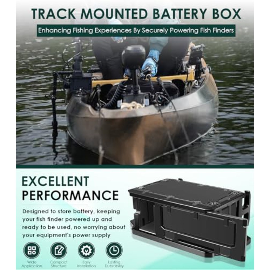 Track Mounted Battery Box for  - đánh giá và giá Fish Finder Mount