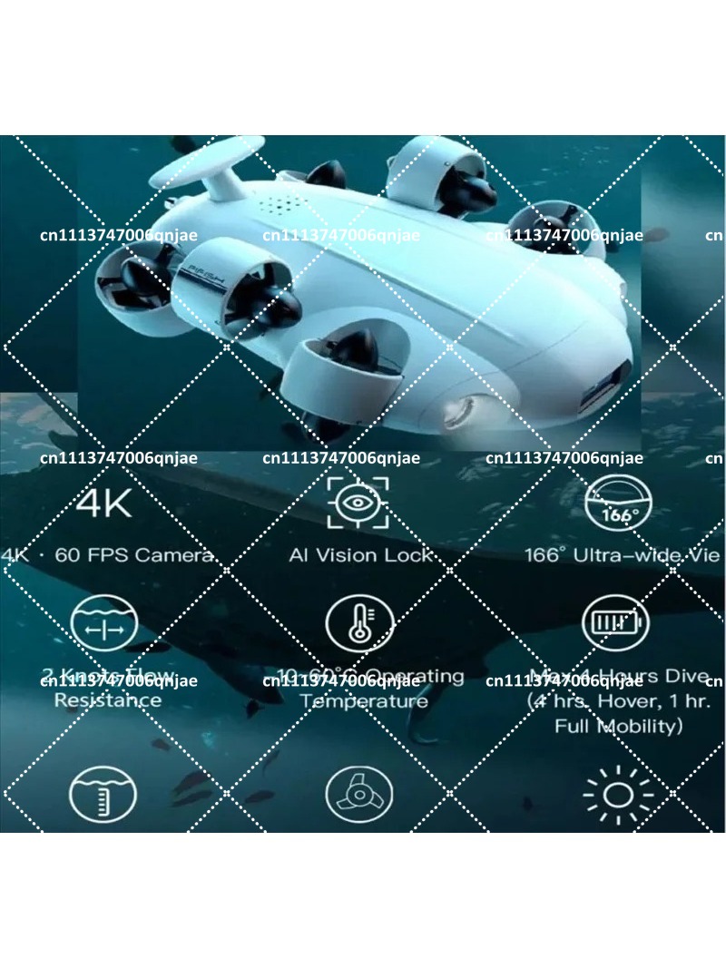Underwater ROV Robot Diving 4K - đánh giá và giá Underwater Camera
