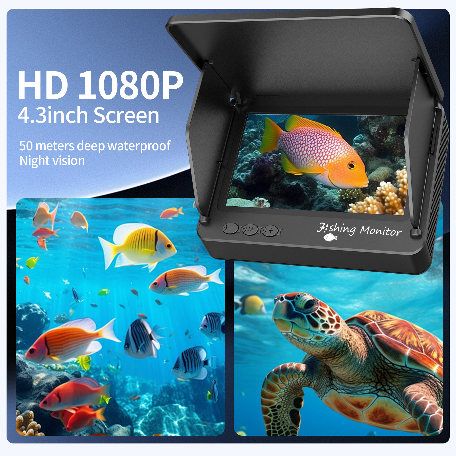 Underwater Fishing Camera 1080 - đánh giá và giá Fish Finder Portable
