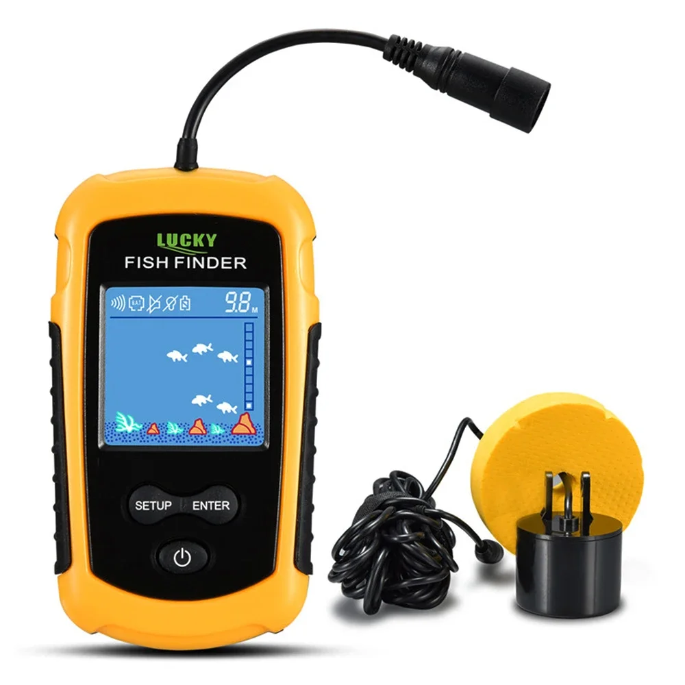 Lucky LCD Color Screen Portabl - đánh giá và giá Fishing Depth Finder