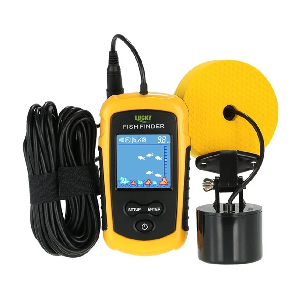 Lucky LCD Color Screen Portabl - đánh giá và giá Fishing Depth Finder