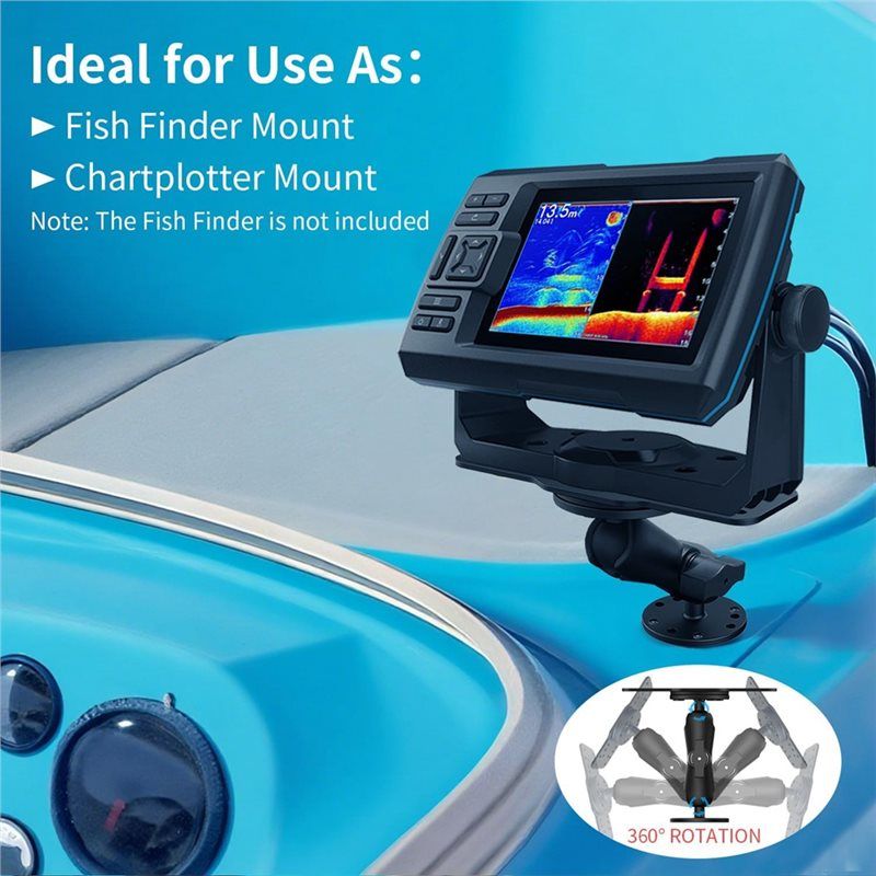 AA90-Aluminum Fish Finder Moun - đánh giá và giá Fish Finder Case