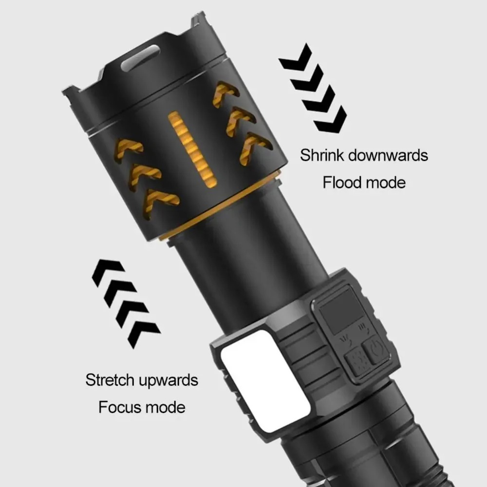 High Power LED Flashlight Zoom - đánh giá và giá Fishing Light