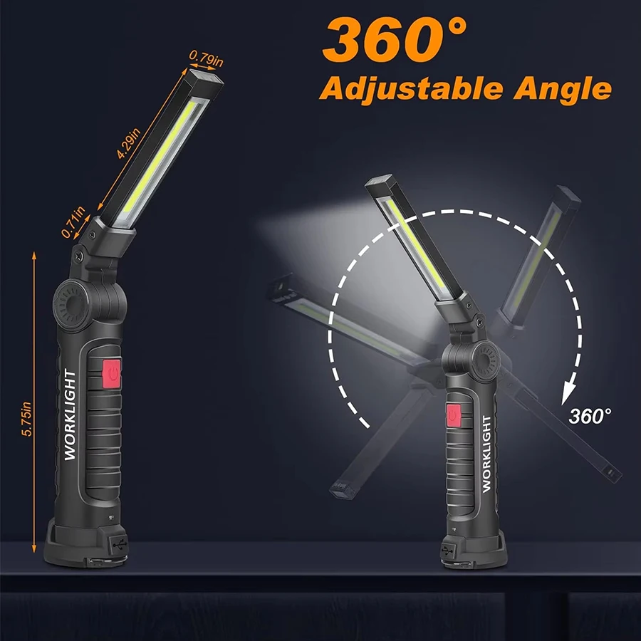 Rechargeable Magnetic Work Lig - đánh giá và giá Fishing Light