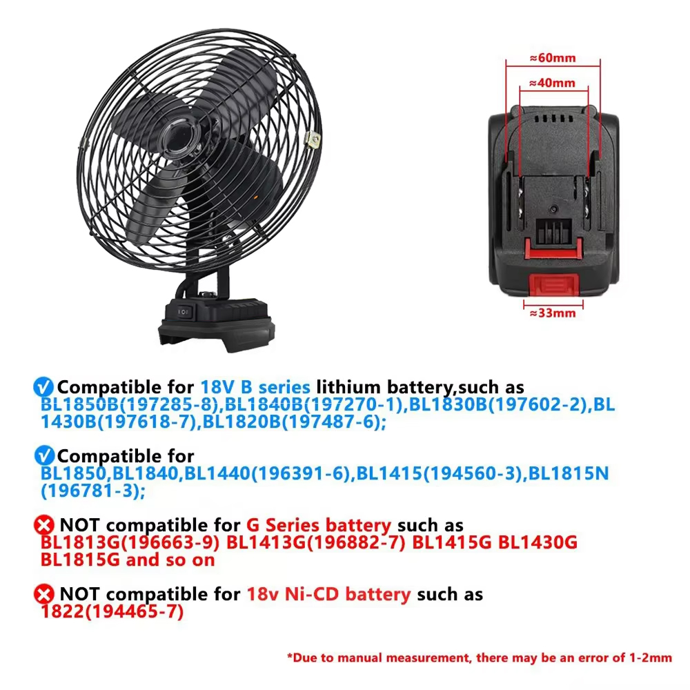 6/8In Camping Fan Outdoor Fish - đánh giá và giá Fish Finder Battery