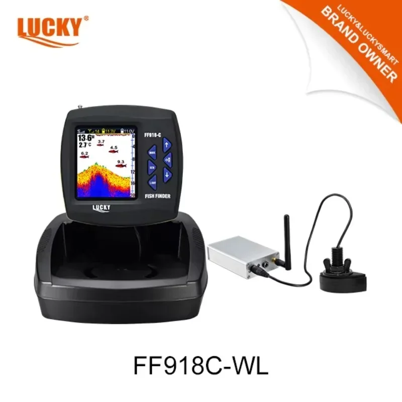 New LUCKY FF918C-WL Color Disp - đánh giá và giá Fish Finder