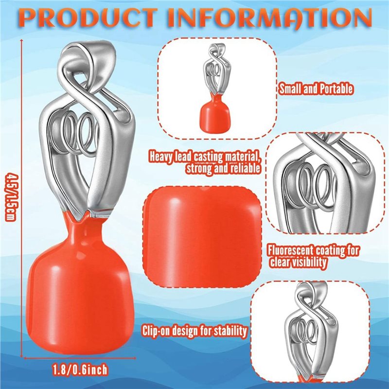 Clip-On Water Deep Gauge Instr - đánh giá và giá Fishing Depth Finder