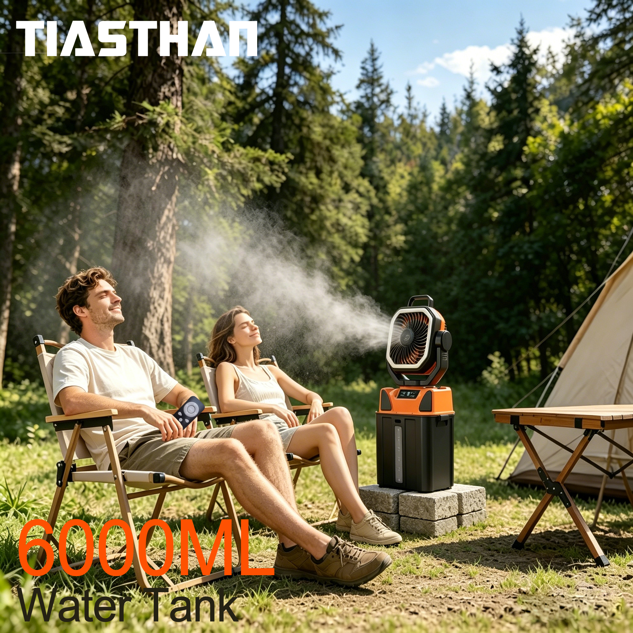 30000mAh Spray Camping Fan wit - đánh giá và giá Fish Finder Battery