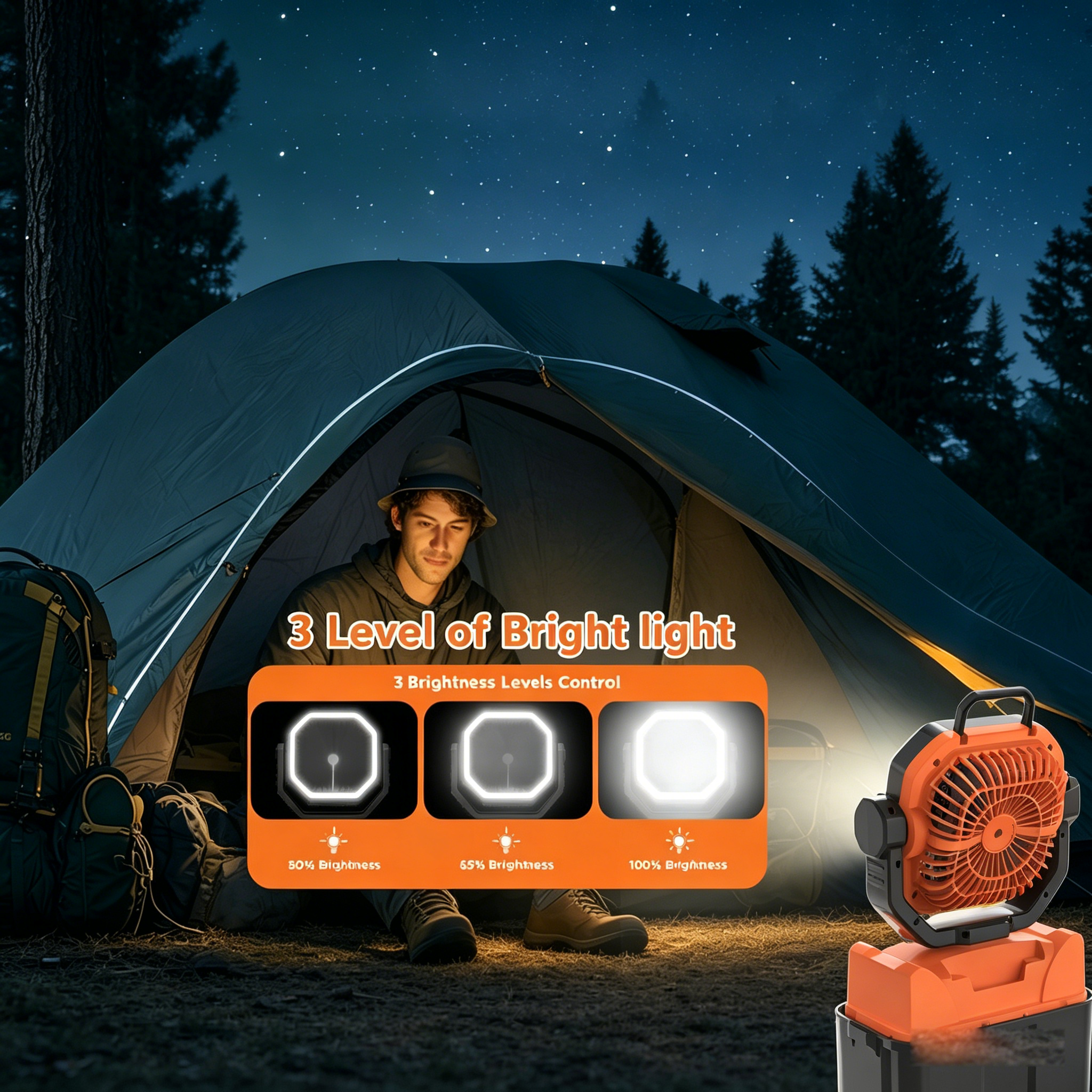 30000mAh Spray Camping Fan wit - đánh giá và giá Fish Finder Battery