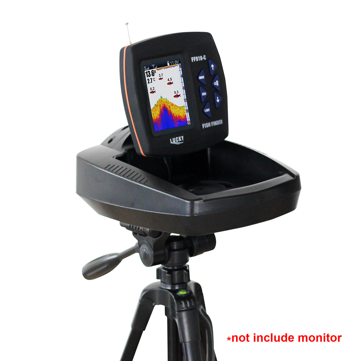 Miễn Phí Vận Chuyển! May Mắn F - đánh giá và giá Fish Finder Transducer