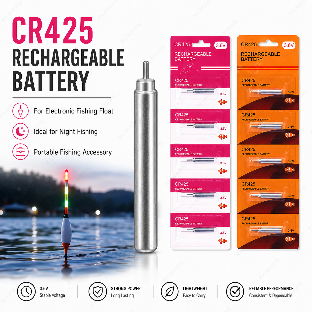 CR425 Rechargeable Battery for - đánh giá và giá Fish Finder Charger