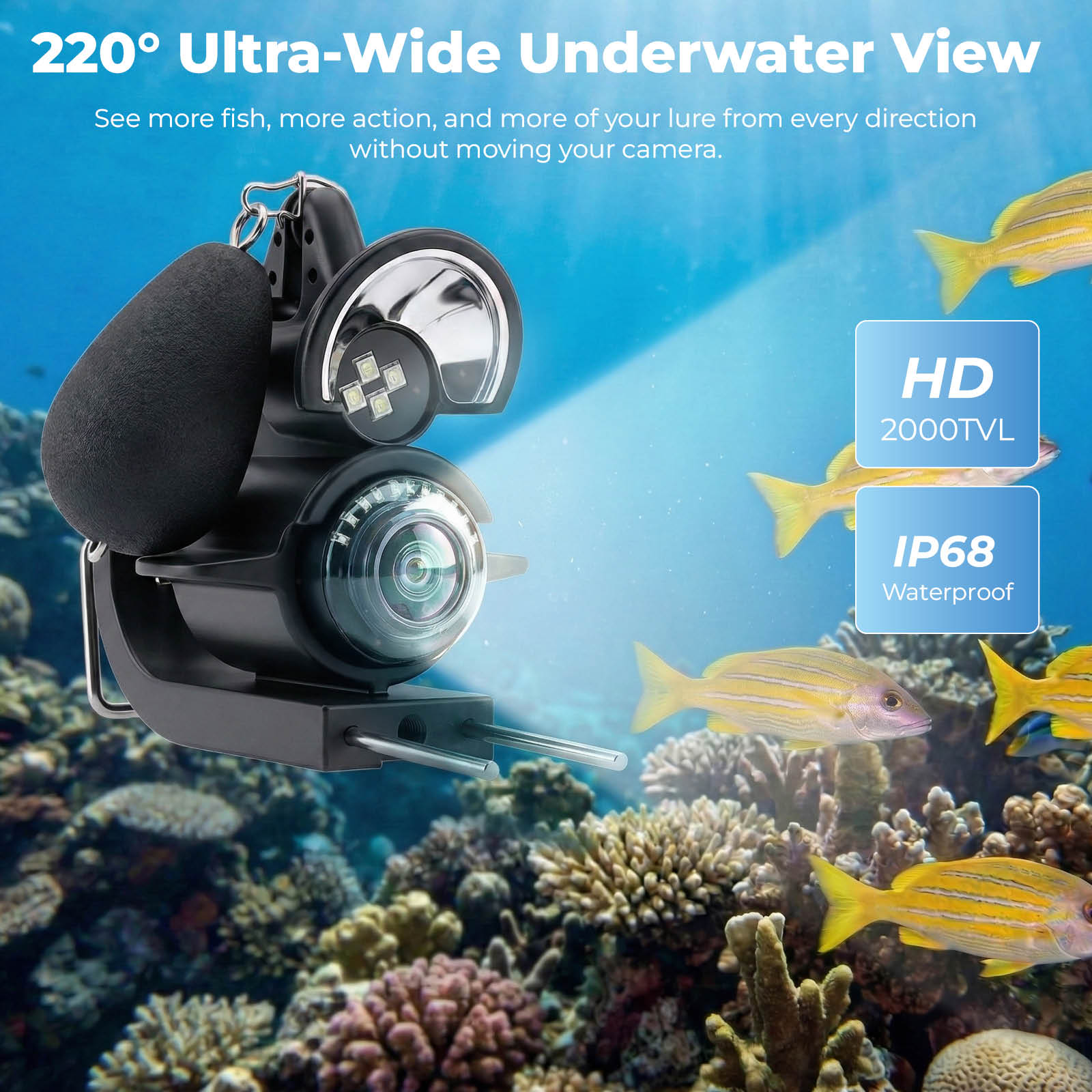 Portable Underwater Visual Fis - đánh giá và giá Fishing Depth Finder