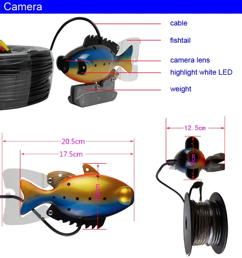 SY801 Full Waterproof Underwat - đánh giá và giá Fish Finder Case