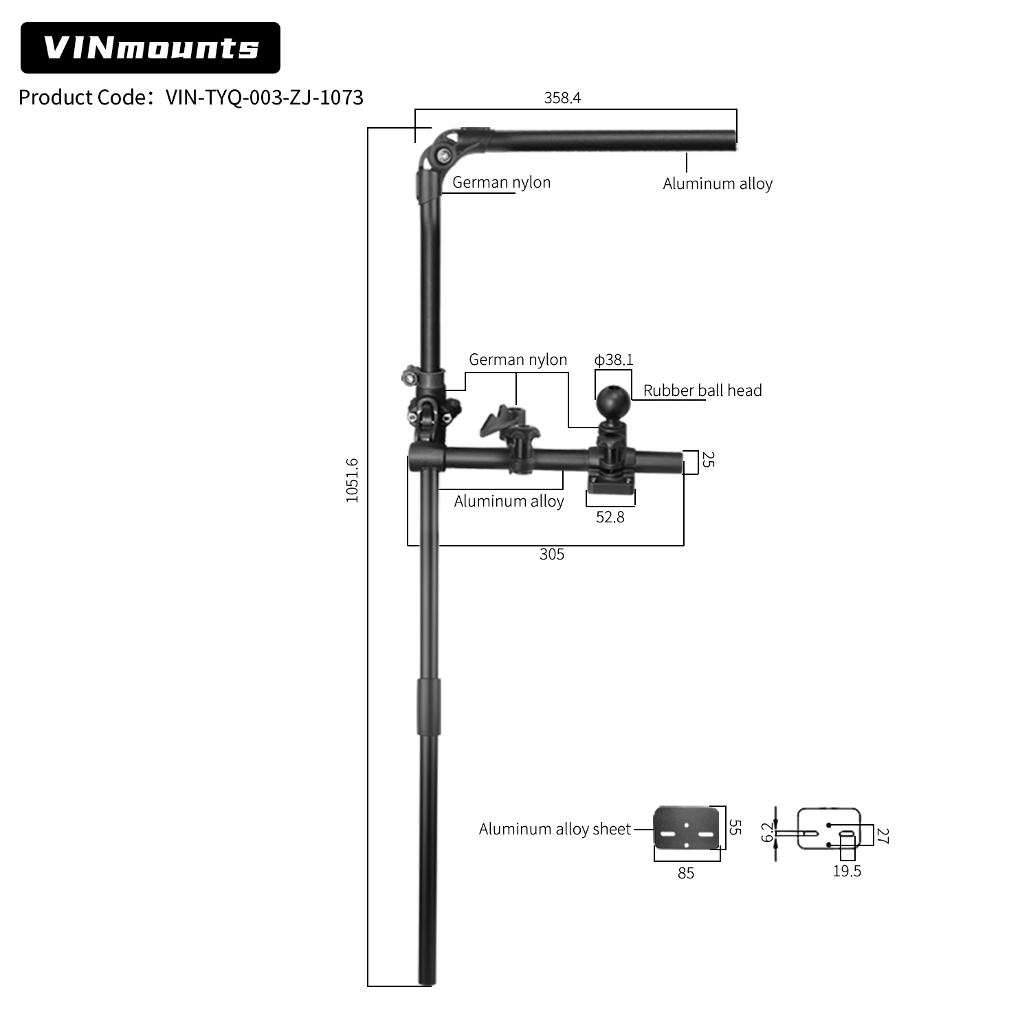 VINmountsLivescope Fish Finder - đánh giá và giá Fish Finder Mount