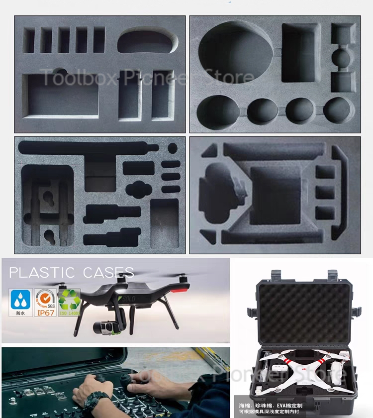 Tool Box ABS Plastic Equipment - đánh giá và giá Fish Finder Case