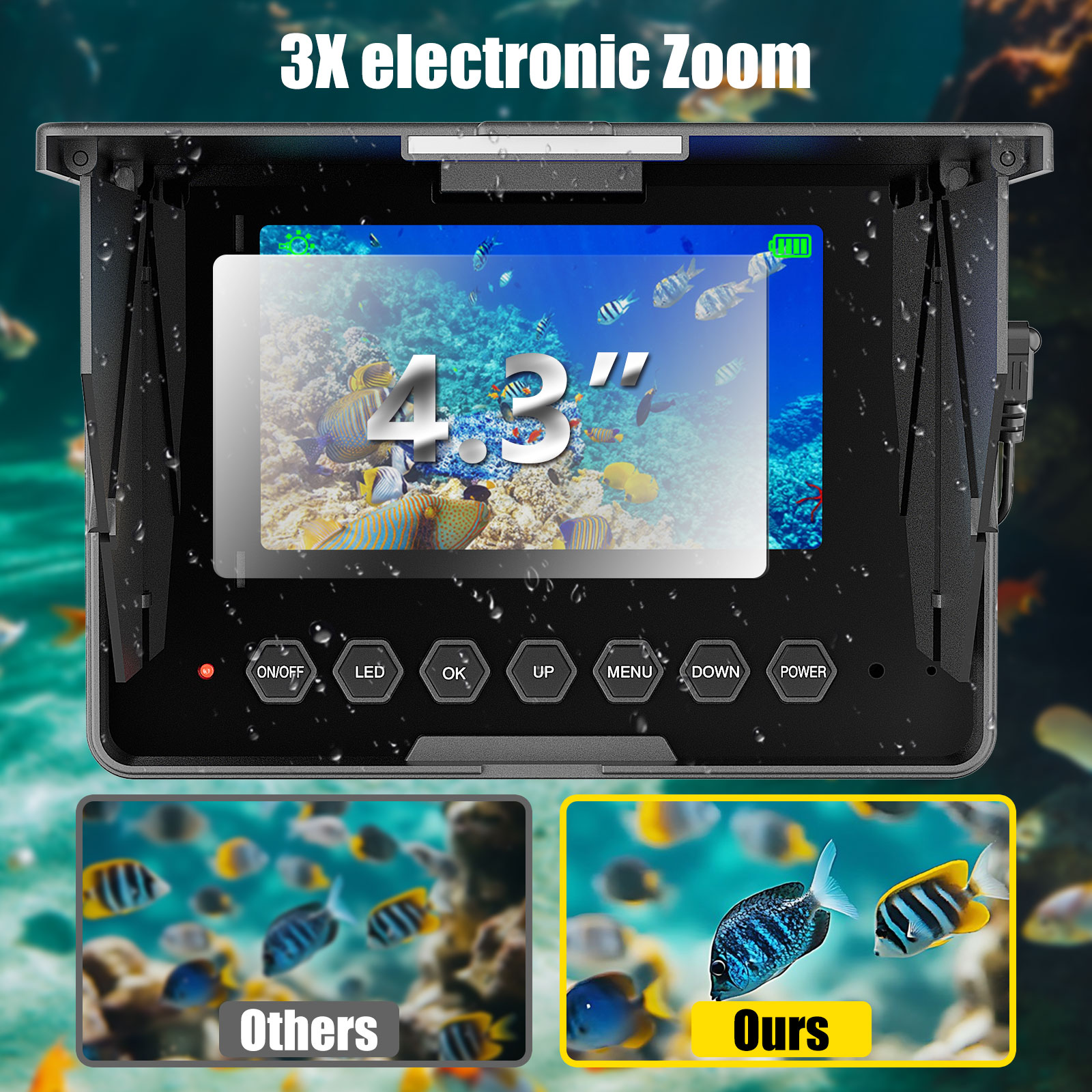 Underwater Fishing Camera - 15 - đánh giá và giá Fish Finder Battery