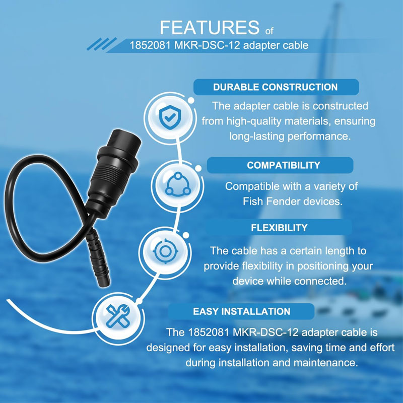 1852081 MKR-DSC-12  4-Pin Fish - đánh giá và giá Fish Finder