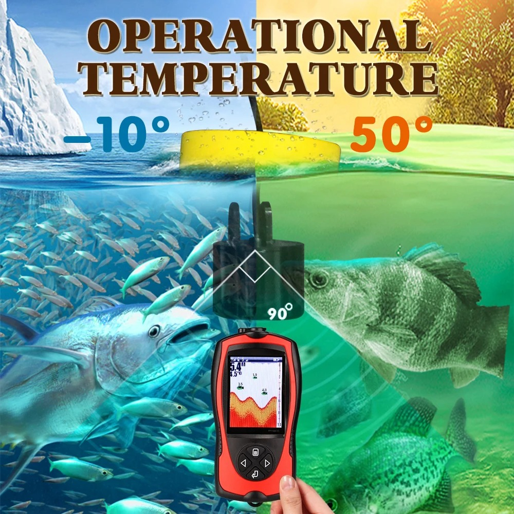 Wired fish finder high definit - đánh giá và giá Fish Finder