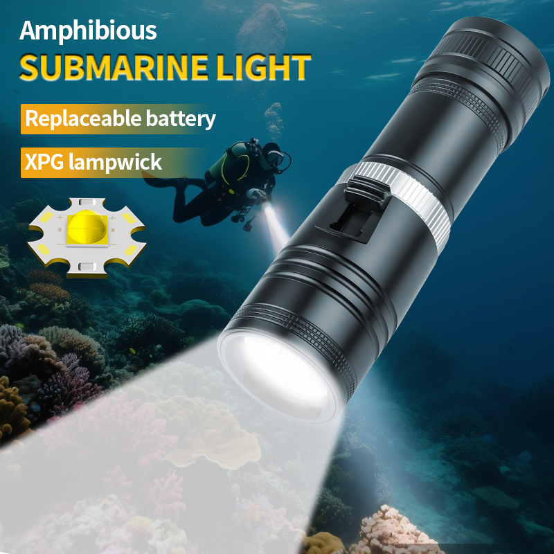 D117 Aluminum Waterproof IPX8  - đánh giá và giá Fishing Light