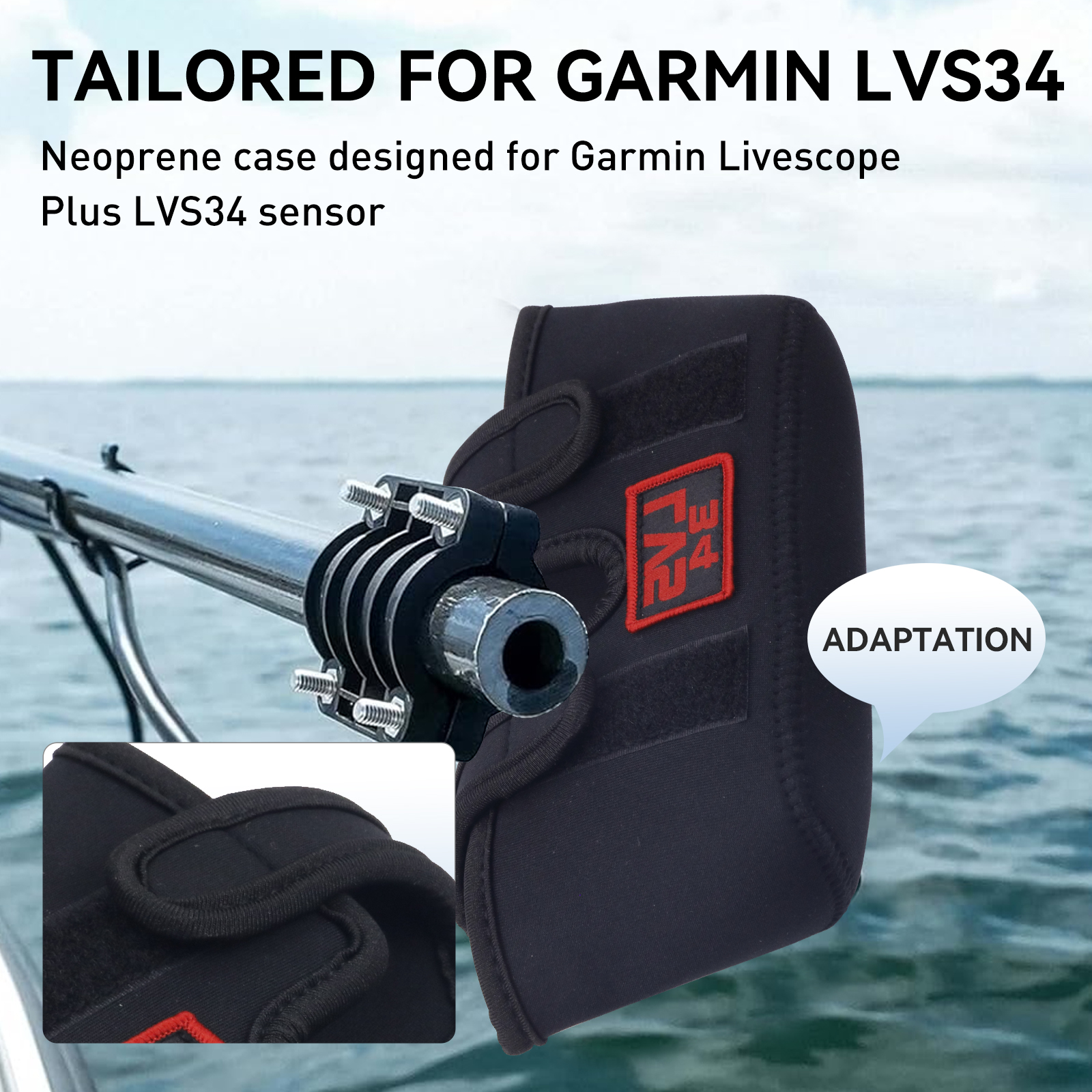 LVS34 Marine Garmin Transducer - đánh giá và giá Fish Finder Case