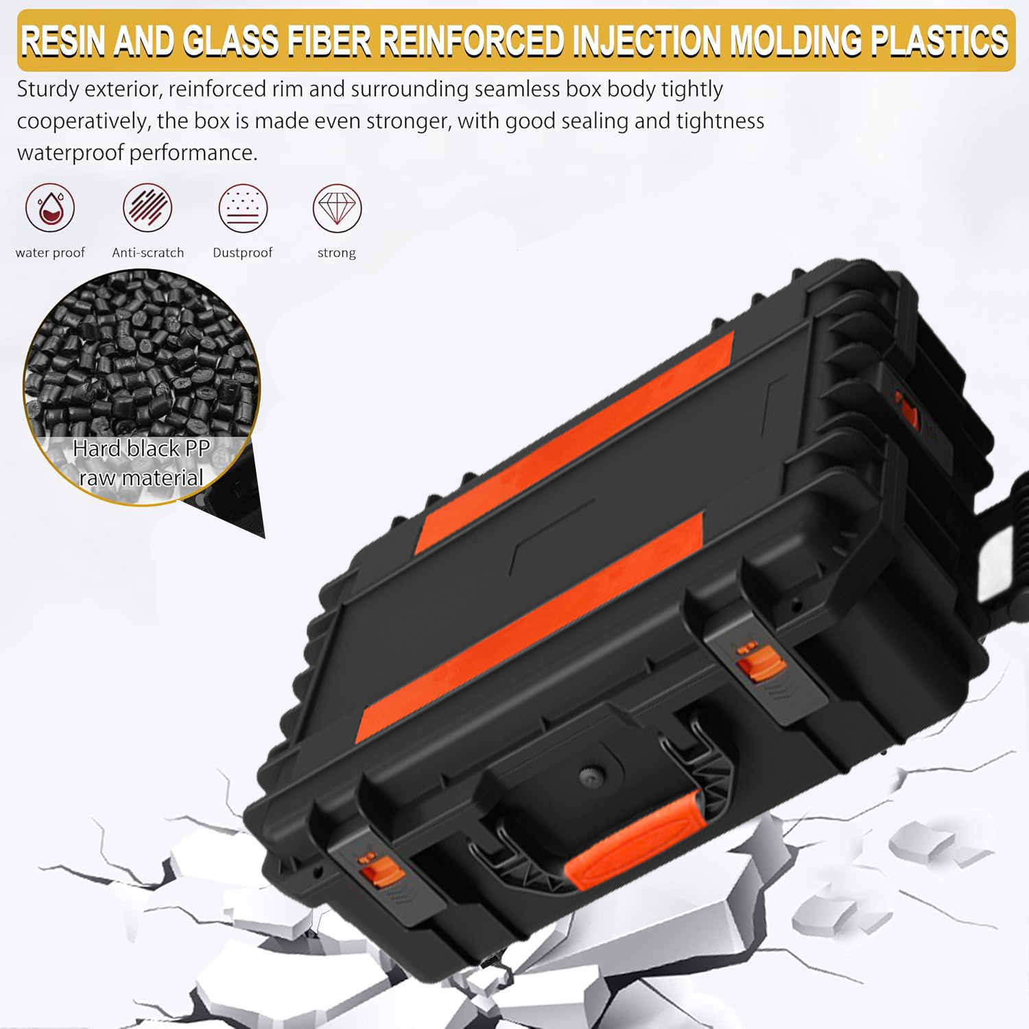 Pre Cut Foam Hard Case Waterpr - đánh giá và giá Fish Finder Case