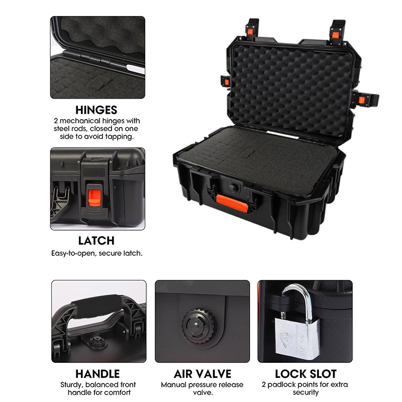 Pre Cut Foam Hard Case Waterpr - đánh giá và giá Fish Finder Case