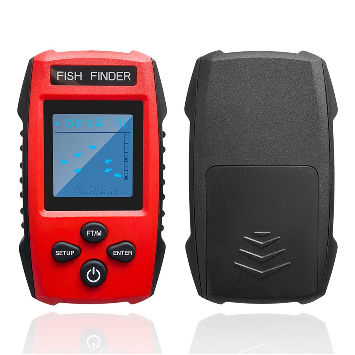 Color LCD Fish Finder Wired So - đánh giá và giá Fish Finder Transducer