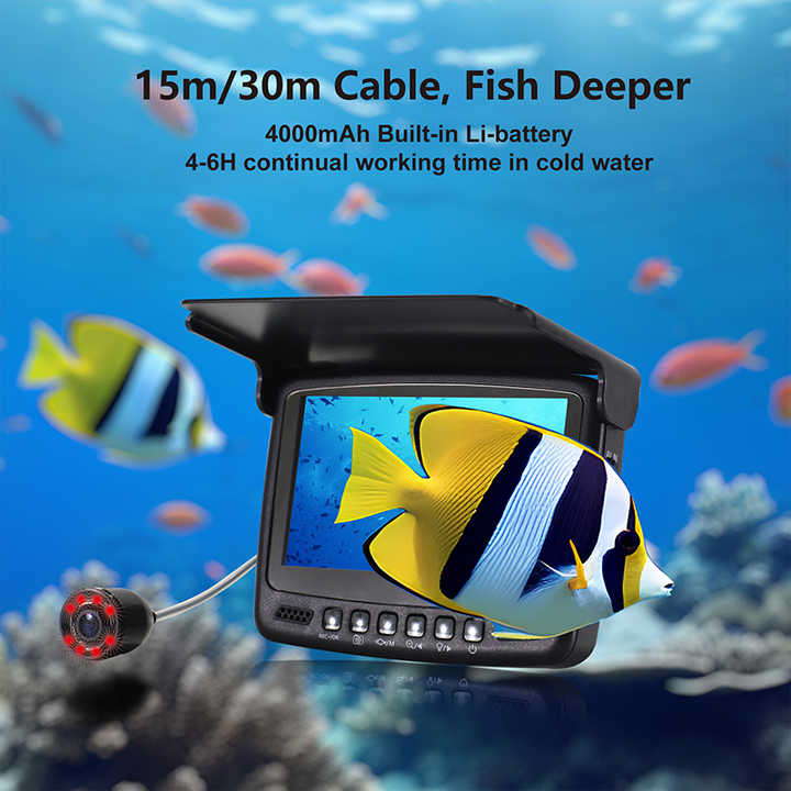4.3 Inch Screen  Underwater 15 - đánh giá và giá Fishing Camera