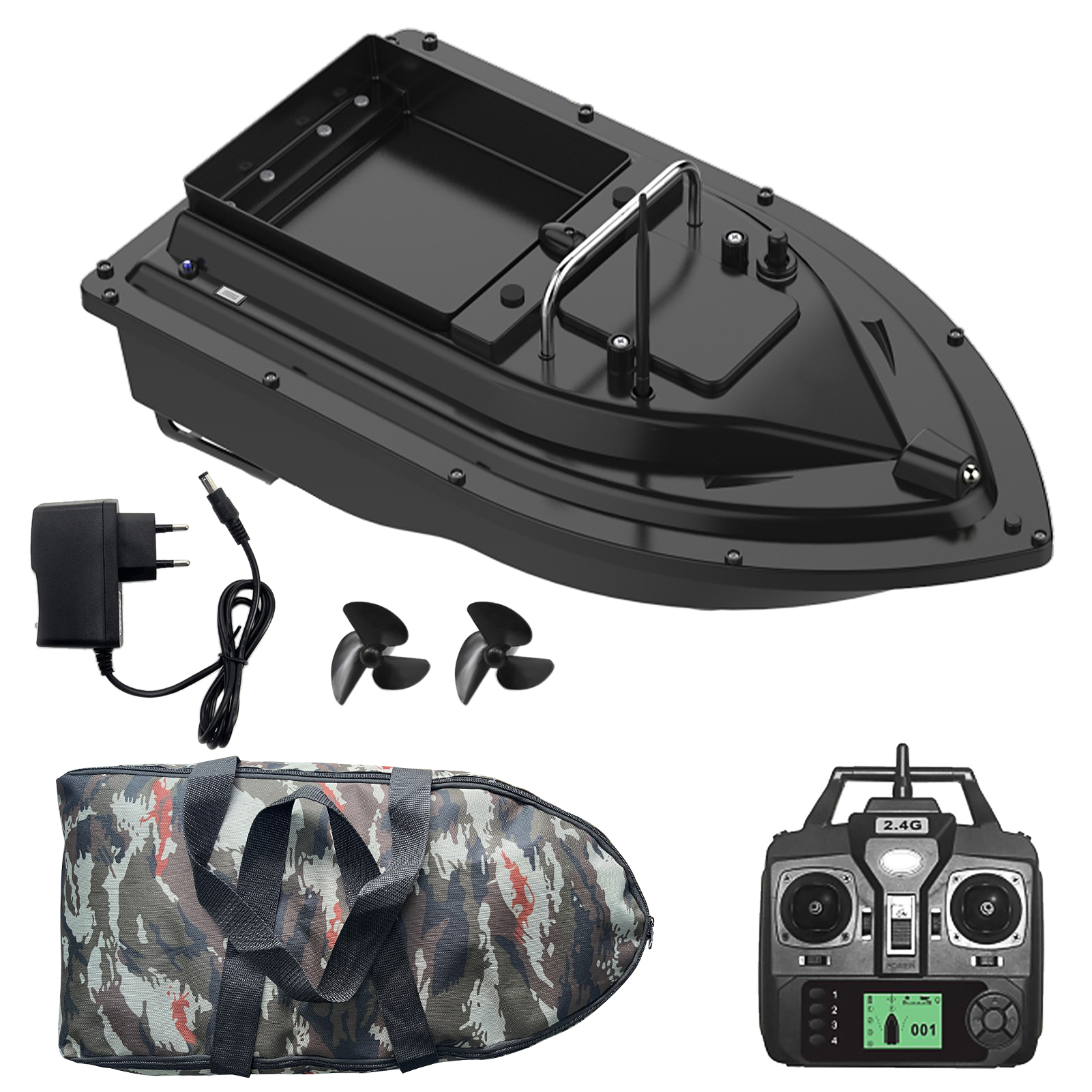 D16E GPS Fishing Bait Boat wit - đánh giá và giá Fishing Gps