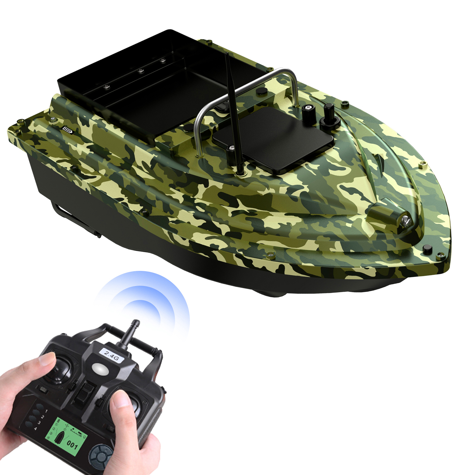 D16E GPS Fishing Bait Boat wit - đánh giá và giá Fishing Gps