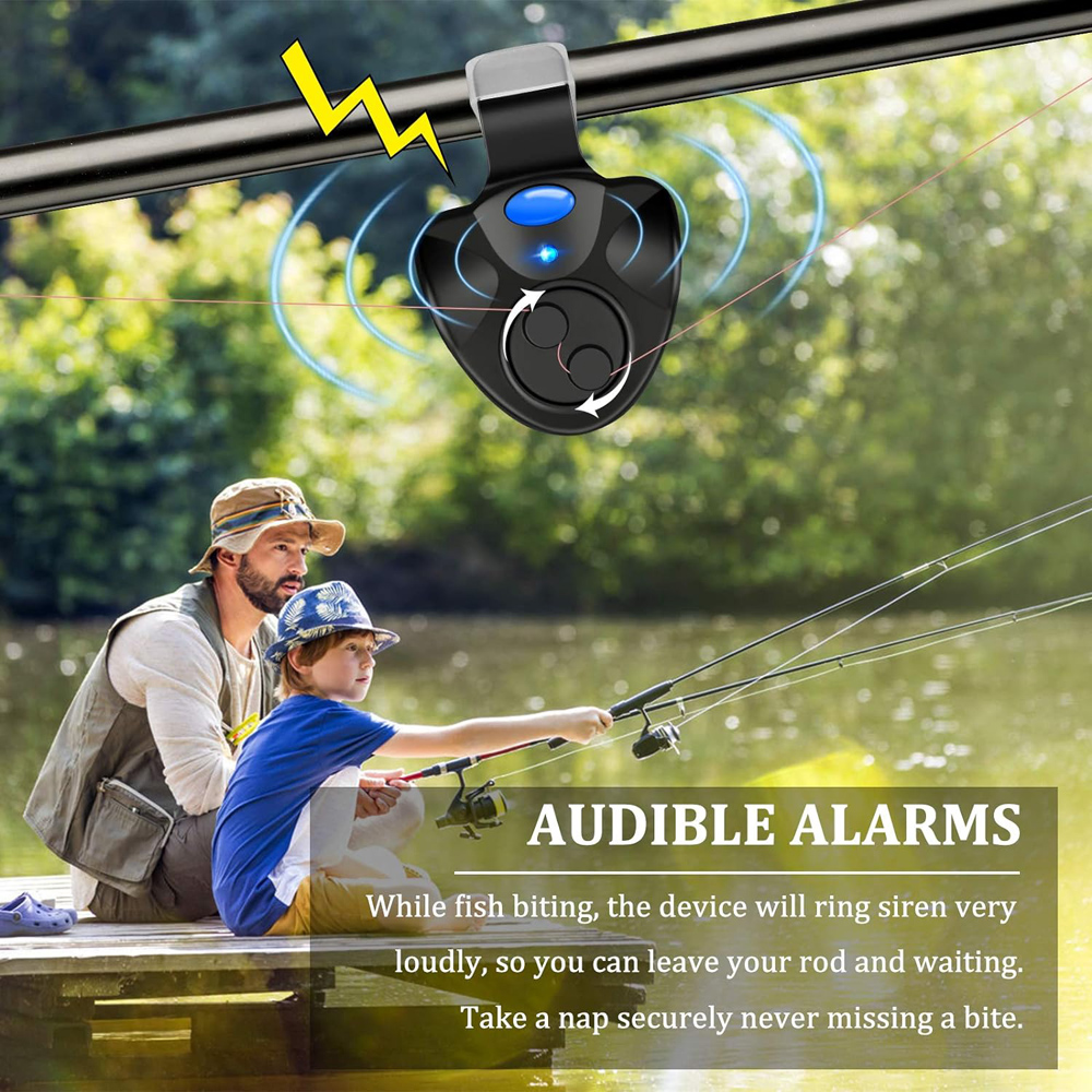 Carp Fishing Clip Set Rod Elec - đánh giá và giá Bite Indicator