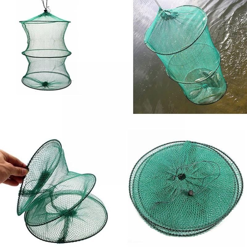 Folding Round Nylon Mesh Metal - đánh giá và giá Fishing Gps