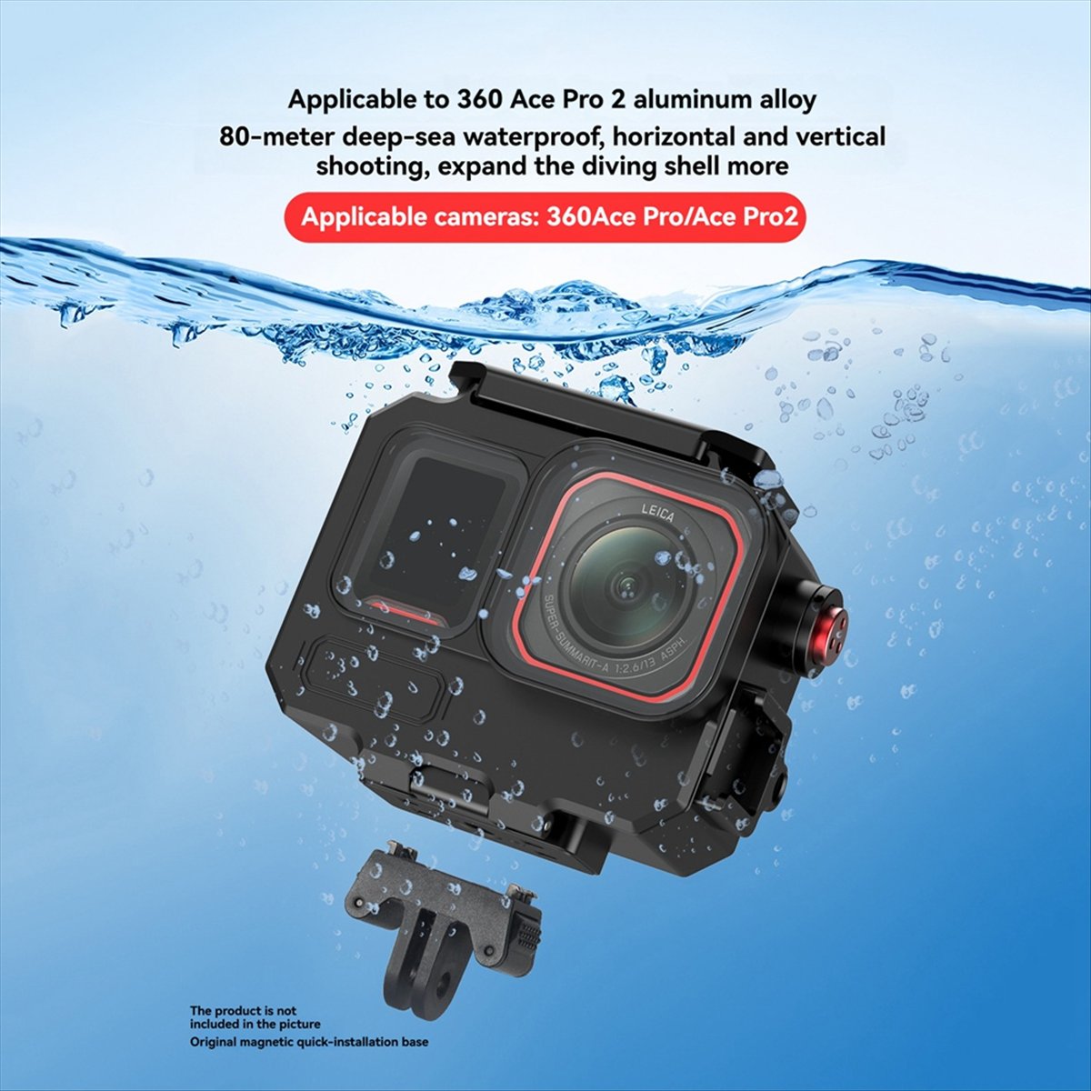 M05K 263FT/80M Waterproof Case - đánh giá và giá Underwater Camera