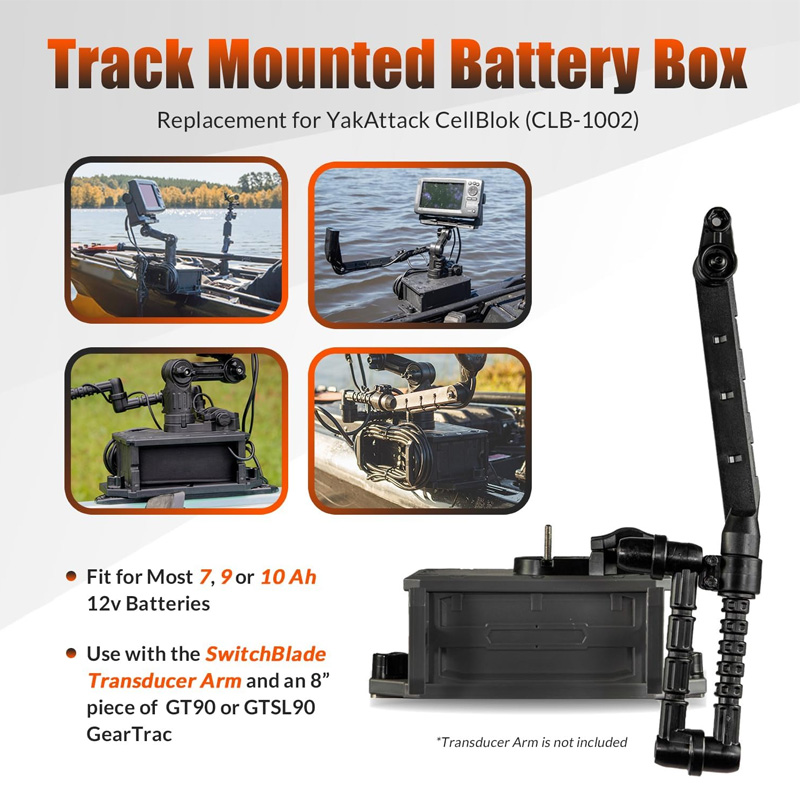Track Mounted Battery Box for  - đánh giá và giá Fish Finder Battery