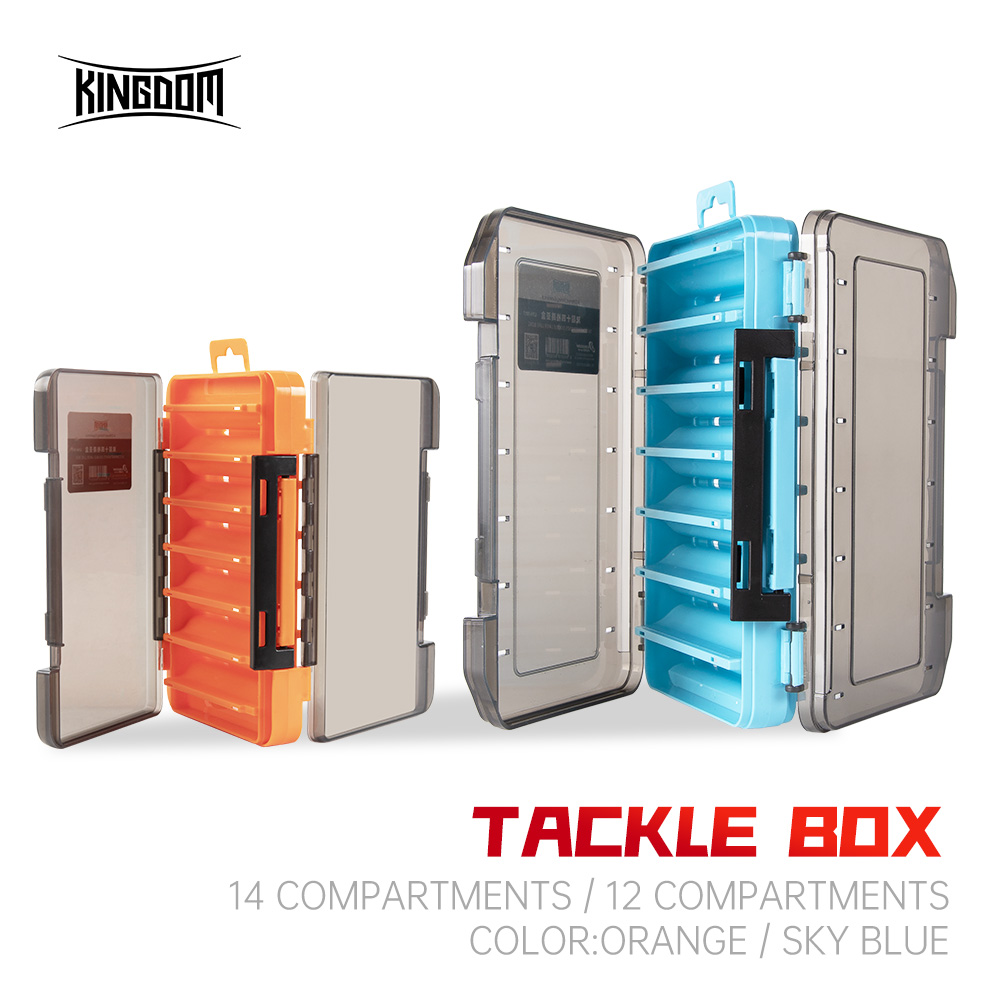 KINGDOM Fishing Tackle Box 12  - đánh giá và giá Fish Finder Case