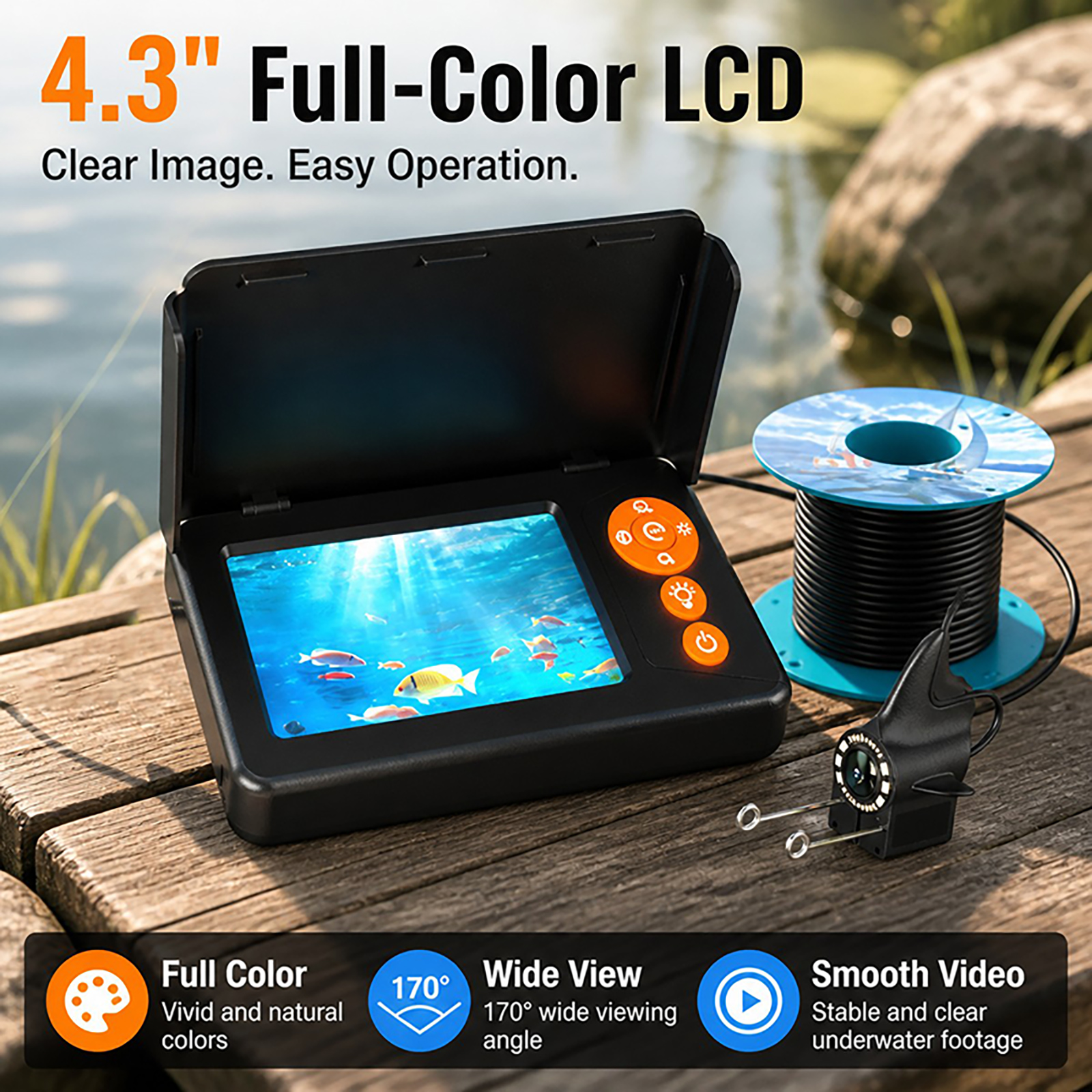 1080P HD Underwater Camera Fis - đánh giá và giá Fishing Depth Finder