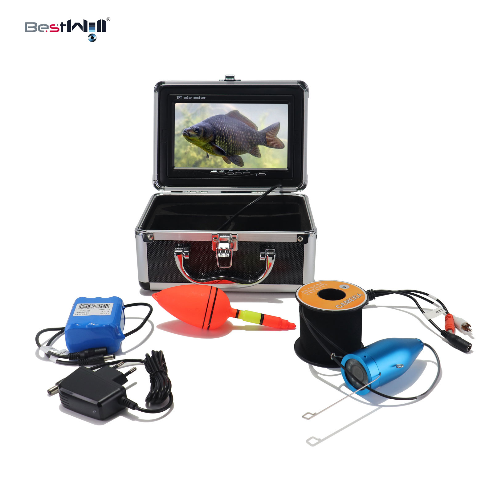 7 Inch IPS  Screen  15/20/30M  - đánh giá và giá Fishing Camera
