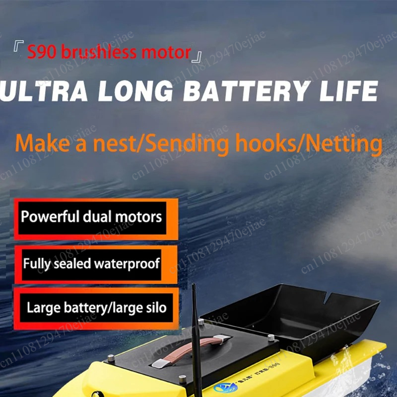 S90 12V RC GPS Bait Boat - 600 - đánh giá và giá Fish Finder