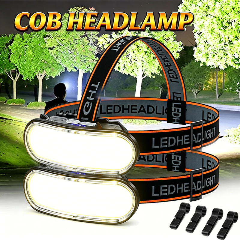 Powerful COB LED Headlamp Type - đánh giá và giá Fish Finder Battery