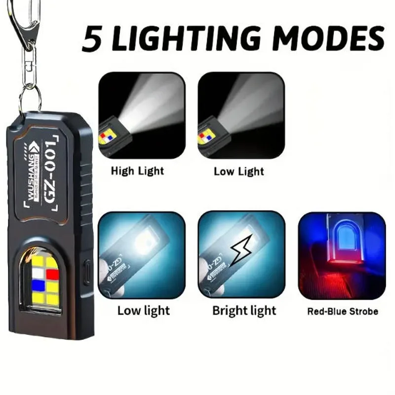 LED Keychain Flashlight Type C - đánh giá và giá Fishing Light
