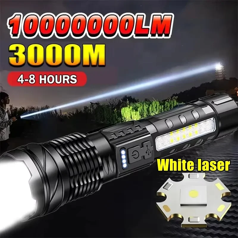 Powerful LED Flashlight Batter - đánh giá và giá Fishing Light